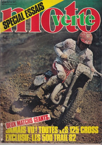 Moto verte 125 cross 82 - n°97,