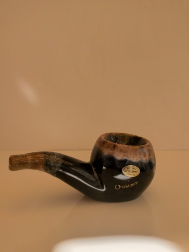 Cendrier pipe véritable grès - cendrier,