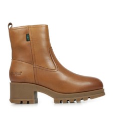 Bottines Kickers femme Kick Bootela Marron Cuir Fermeture éclair