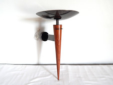 OLD ROLAND JAMOIS DESIGN wall sconce in wood and metal