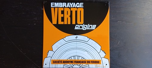 Plaque publicitaire orange - publicitaire,