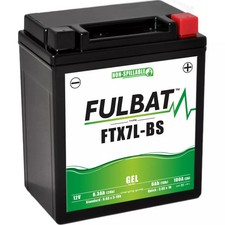 BATTERIE MOTO FULBAT GEL FTX7L-BS / YTX7L-BS 12V 6,3AH 100A