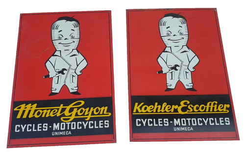 Koehler escoffier plaque tole - plaque,