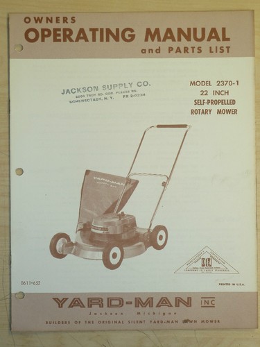 Vintage yard man - vintage, yard-man