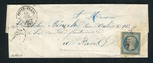 Rare lettre ferté - de,