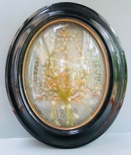 Cadre souvenir ovale xix - cadre, xix°