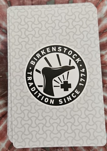 Jeu cartes birkenstock - jeu, de