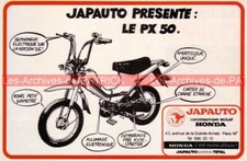 Publicité HONDA PX 50 JAPAUTO