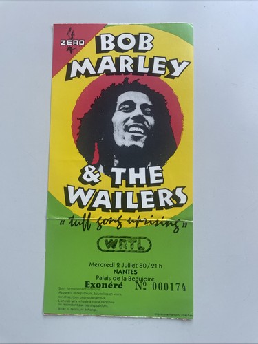 Rare ticket concert bob - rare,
