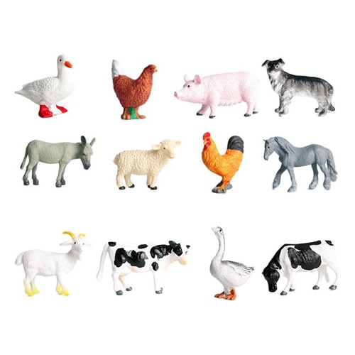 Lot figurines de ferme - 12,