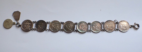 Superbe bracelet ancien avec - bracelet, 8