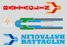 Autocollant Battaglin Decals