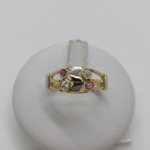Bague femme jaune - bague, blanc