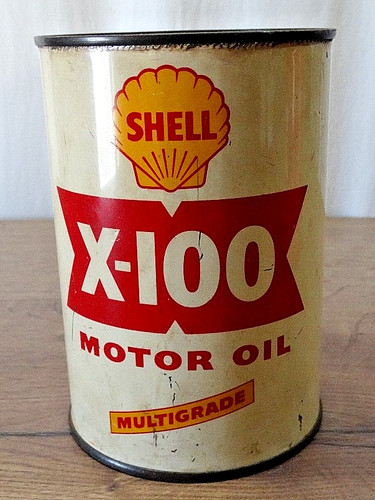 Bidon huile shell 100 - huile, motor