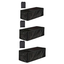Housse de banc de patio pour coffre rangement extérieur, housse table foyer