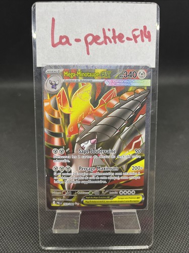 Carte pokemon méga minotaupe - carte,