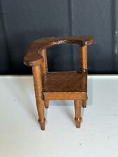 Wooden chair: miniature object dollhouse diorama miniature showcase