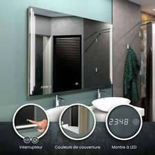 Miroir led praga 3 couleurs - led,