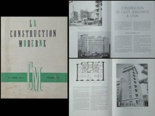 CONSTRUCTION MODERNE n°2 1951 LYON, ILOT JEAN MACE, AVENUE BERTHELOT, LABROSSE
