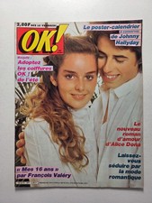Magazine revue vintage mode OK ! #281 mai 1981 Johnny Hallyday Francois Valery