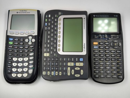 Lot calculatrices ti - 3,
