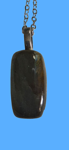 Collier pendentif labradorite - collier,