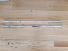 MAZDA 71-78 RX3-808 COUPE GENUINE RH-LH DOOR STAINLESS MOULDS TRIMS