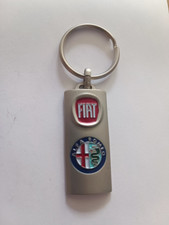 Vintage 90' Fiat Car Keychain - Alfa Romeo Garage SAUSSEREAU Keychain
