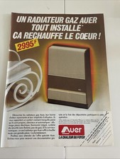 Vintage 1984 Auer Gas Radiator Press Advertising