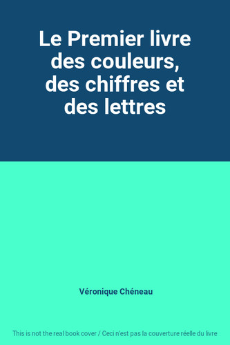 Premier livre des - le, couleurs