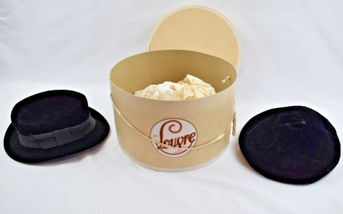 1930 boite chapeau louvre - boite, au