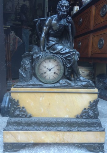 Pendule empire restauration - pendule,