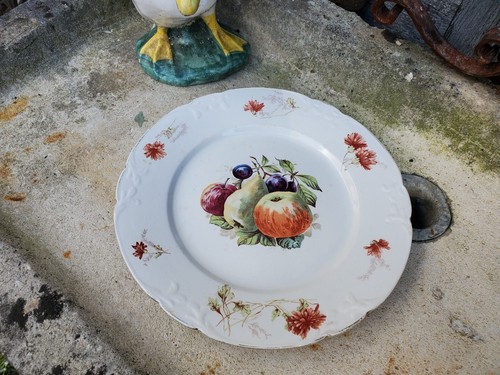Ancienne assiette luneville - assiette,