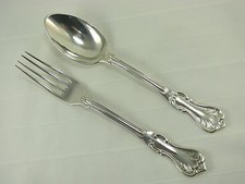 Very Nice Entremets/Cadet/Child Solid Silver Minerva Cutlery 19th Century Perfect Condition