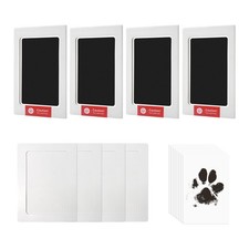 4 pièce empreinte chien，kit empreinte chien，empreinte chat，kit empreinte bebe...