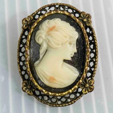 Broche Cameo Femme Mode Bijoux