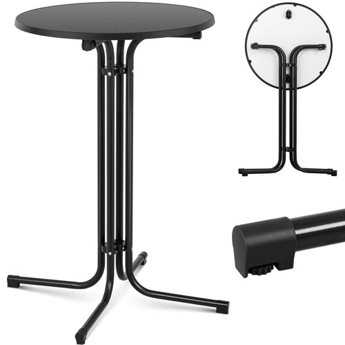 Table haute ronde pliable - haute,