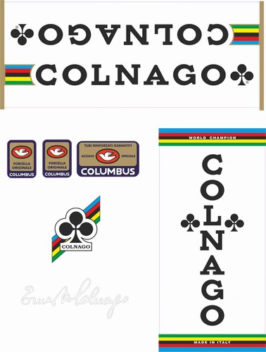 Adhésifs cadre colnago world - adhésifs,