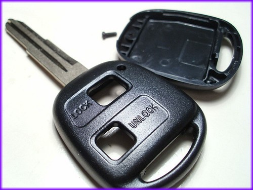 New button uncut key fob - 2,