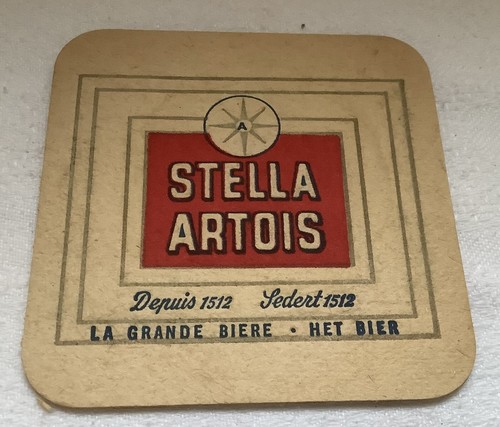 Sous bock bière stella artois - sous-bock,