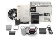 [MINT] Sony α NEX-5  Body Shutter Count1120 Silver w/flash Japanese only