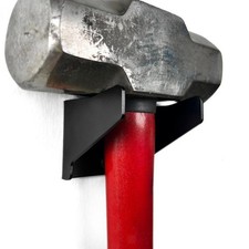 Crochet Mural En Métal Noir