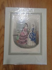 Gravure couleur mode  Magasin