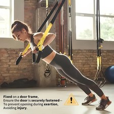 Home Gym Suspension Resistance Strength Training Fitness Straps Workout Trainer