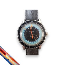 Favre-Leuba Bivouac ALTIMETER BAROMETER Men's Watch Blue Manual Winding Watch JP