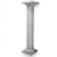 Colonne En Marbre Blanc De Carrare Design Italien H 94cm