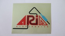 Vintage ARIA Electronics Guitars Sticker (Japan) (14.7 x 11.8cm)