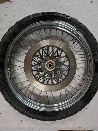 Jante roue avant complete - jante,