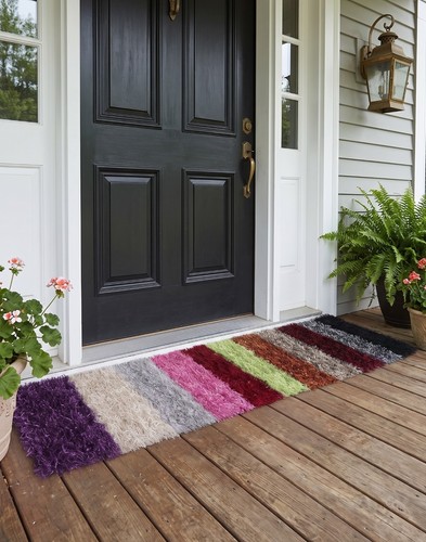 Tapis couloir shag fait - couloir,