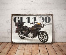 Plaque métal vintage Honda GL